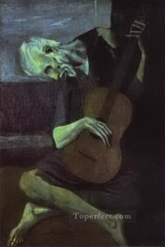  Guitarrista Arte - El viejo guitarrista 1903 Pablo Picasso